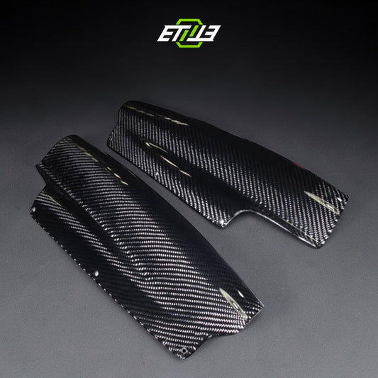 R32 TS style rear diffuser — bespoke carbon, vortex generator detail, ETi
