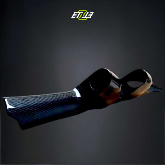 R32 Twin Double Carbon Fiber Gauge Pod
