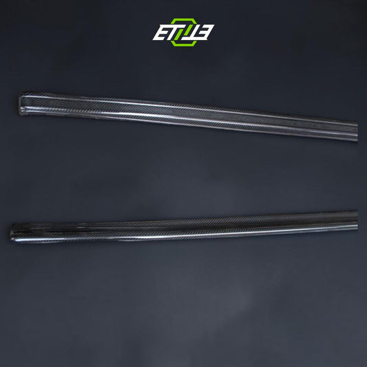 R34 GT-R Z-Tune style side skirt extensions — bespoke carbon, ETi