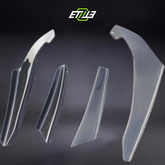 R34 GTR OEM Style Front Bumper (4pcs Canard) | SKU: SKY-CF-6 | ID: 10658245378329 | Shopifydevstudio