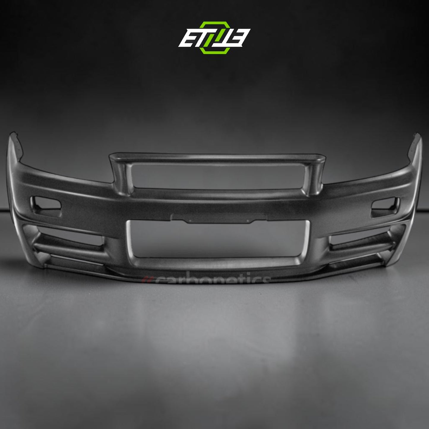 R34 GTT Z-Tune Front Bumper / Skyline R34 GTT 2D 4D GTR-Style Front Bumper | SKU: R34-CF-10 | ID: 10658244460825 | Shopifydevstudio