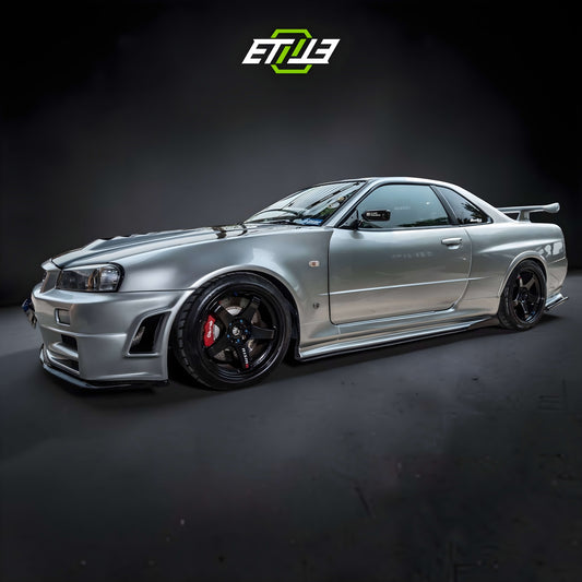 R34 GTT Z-Tune Front Bumper / Skyline R34 GTT 2D 4D GTR-Style Front Bumper