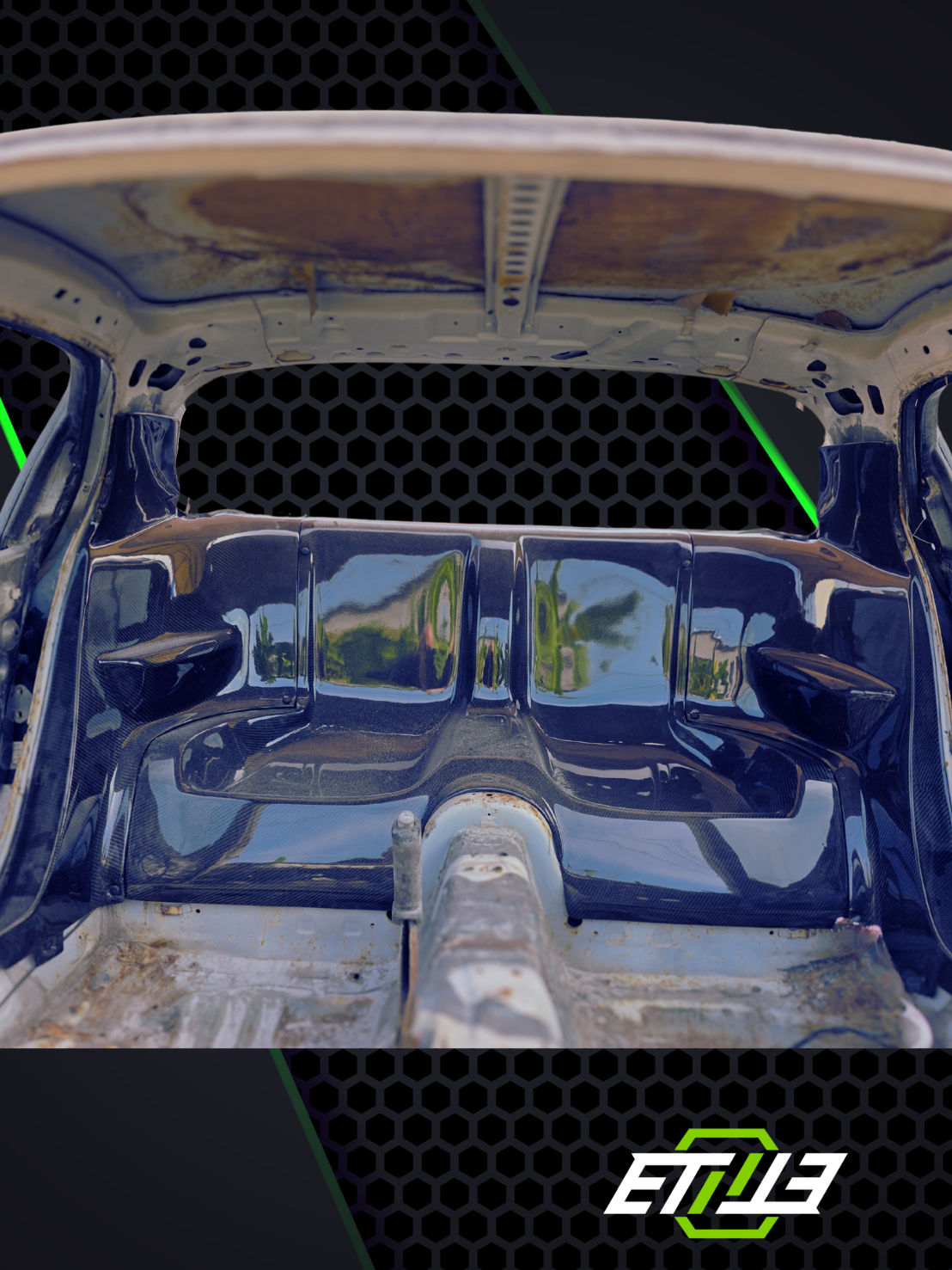 Dry Carbon Rear Seat & Bin Delete Kit – Mazda RX-7 FD3S (1992-2002)