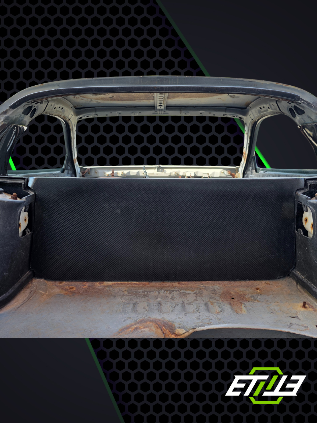 Dry Carbon Rear Seat & Bin Delete Kit – Mazda RX-7 FD3S (1992-2002)