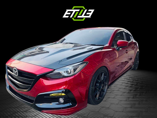 ETi Mazda 3 Carbon Fiber Hood