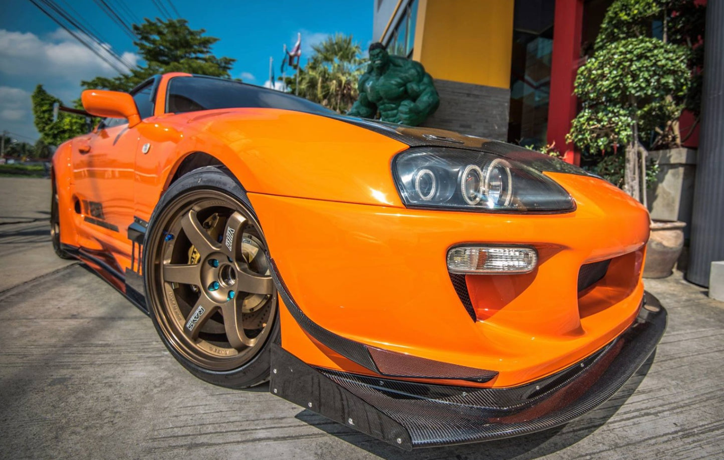 Toyota Supra MKIV Ridox Style Bumper Canards