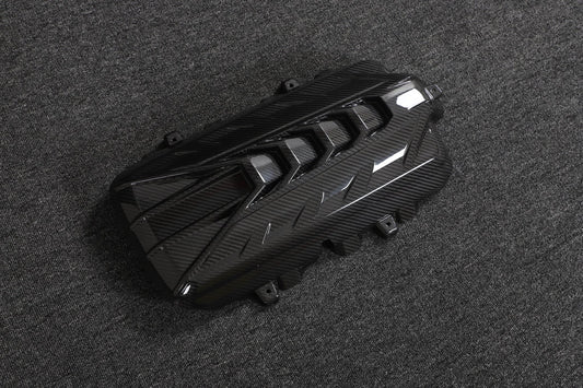 C8 Dry Carbon Engine Cover - Elite Ti