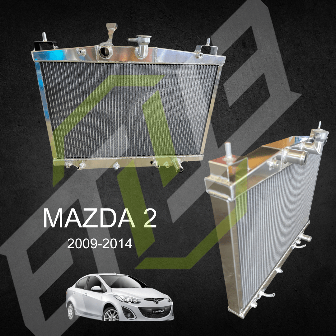 ETi Aluminum Performance Radiator – Mazda 2 (2007 - 2024) - Elite Ti