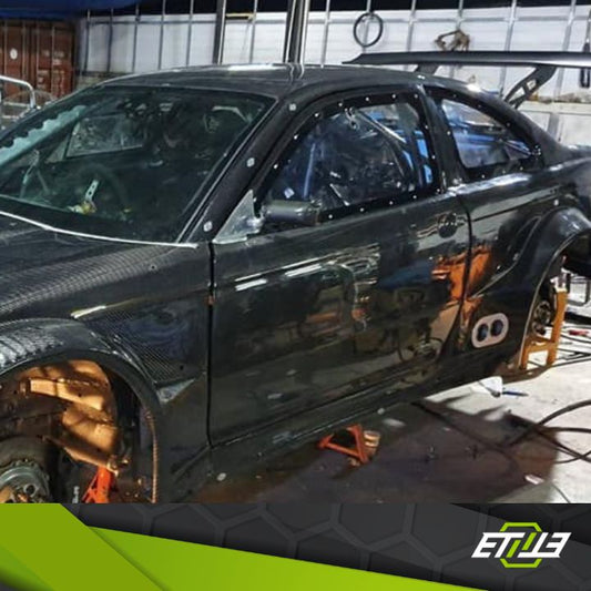 ETi BMW E46 Doors (2pcs) β Carbon Fiber / Dry Carbon - Elite Ti