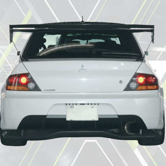 ETi Evo 8/9 Carbon Fiber Time Attack Voltex Rear Bumper Diffuser - Elite Ti