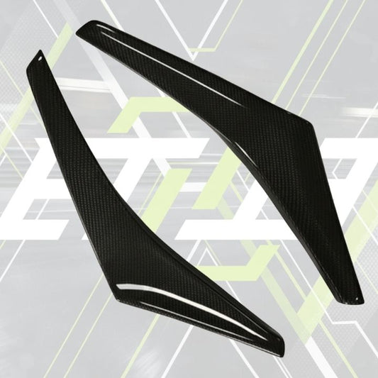 ETi Evolution 8 OEM - Style Carbon Fiber Front Bumper Canards - Elite Ti