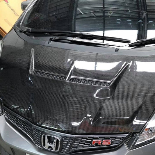 ETi Honda Jazz/Fit GE Carbon Fiber Hood - Elite Ti