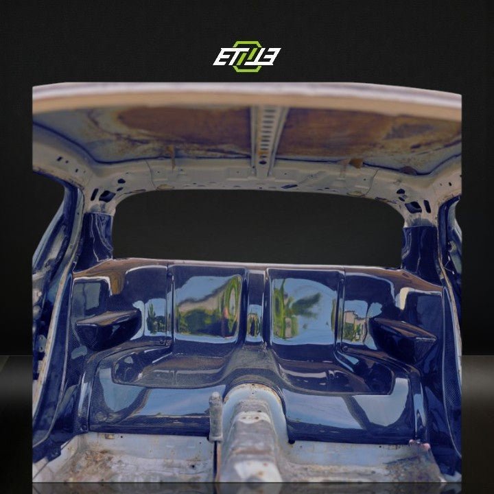 ETi Mazda RX-7 (FD3S) Dry Carbon Rear Seat & Bin Delete Kit