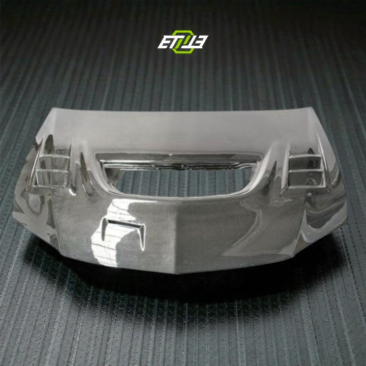 ETi Mitsubishi Evo 8/9 C - West Style Carbon Fiber Hood - Elite Ti