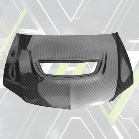 ETi Mitsubishi Evo 8/9 OEM - Style Carbon Fiber Hood - Elite Ti