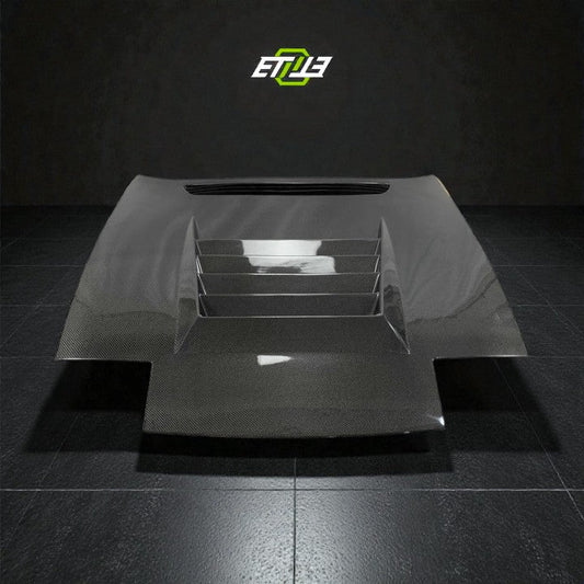 ETi Nissan 200SX D - Max Style Carbon Fiber Hood - Elite Ti