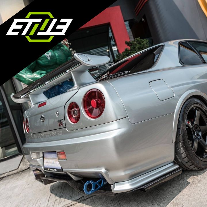 ETi Nissan Skyline R34 Tail Light Covers - Elite Ti