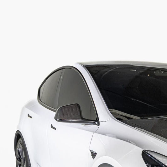 ETi Tesla Model 3 Dry Carbon Mirror Caps - Elite Ti