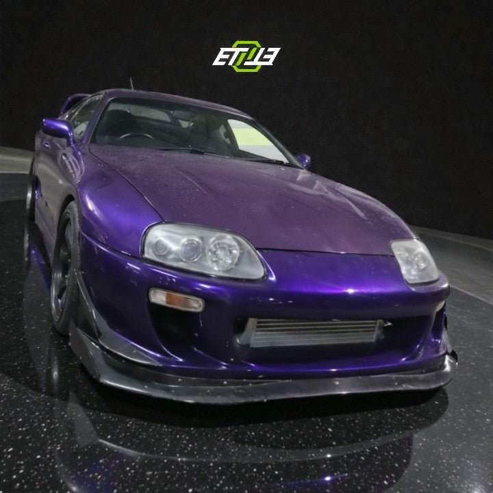 ETi Toyota Supra MKIV Ridox Style Front Bumper Splitter - Elite Ti