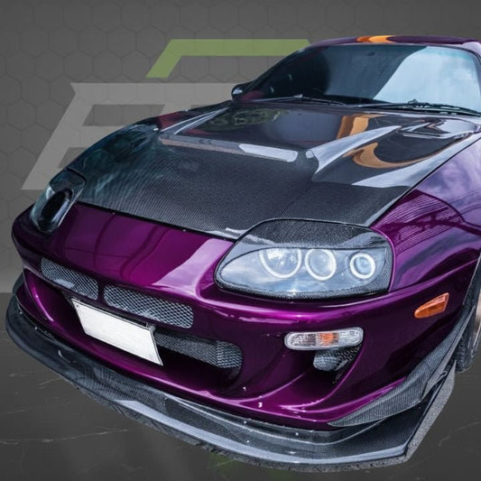 ETi Toyota Supra MKIV Ridox Style Front Bumper Splitter - Elite Ti