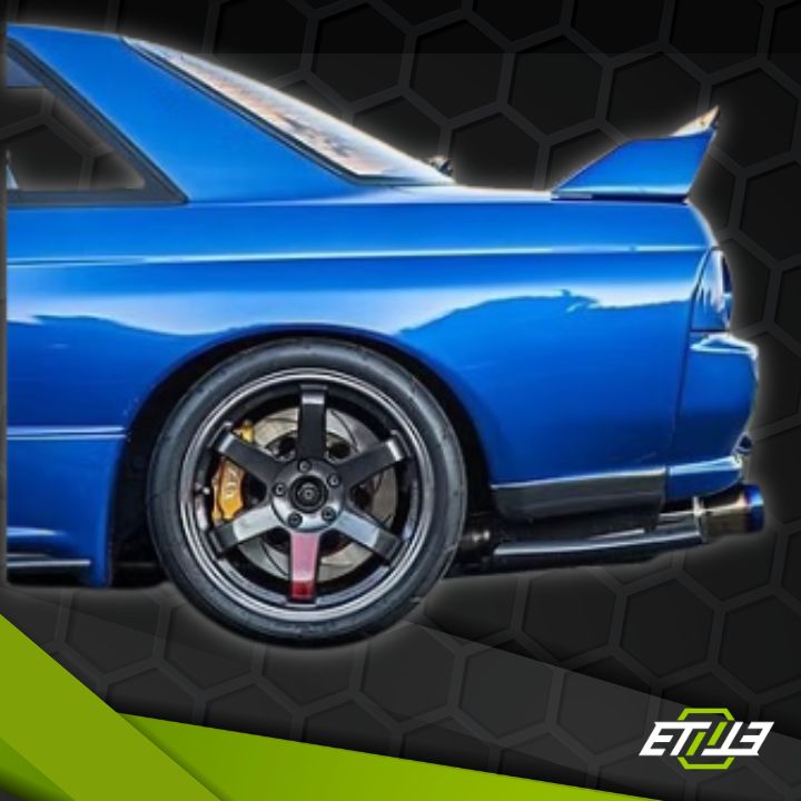 R32 GTR TS Style Carbon Fiber Diffuser Only - Vortex Addon - Elite Ti