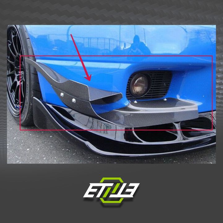 R33 GTR Border Front Bumper 4pcs Canard - Elite Ti