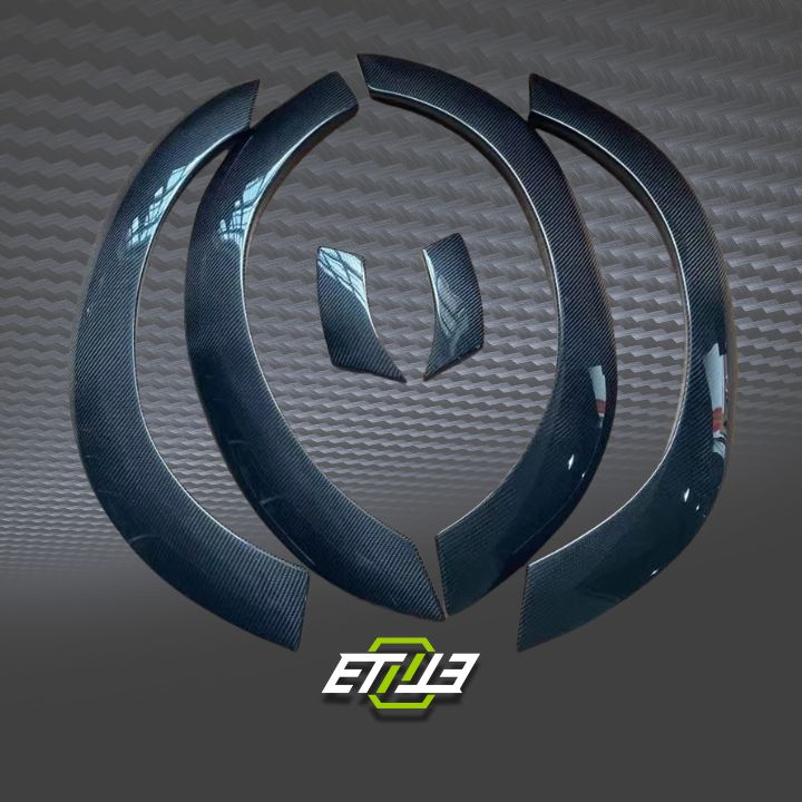 R33 GTS/GTR Nismo 400R Style Wheel Arches 6pcs - Elite Ti