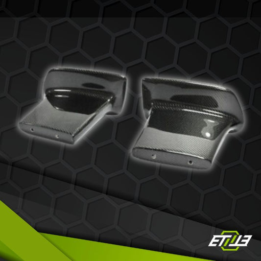 R34 GTT GTR Jun Style Spoiler Wing Higher Legs (20.5 cm) - Elite Ti