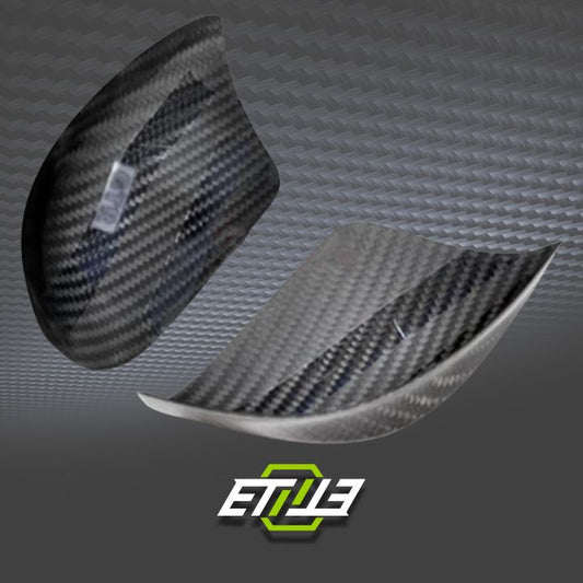 R35 GTR GTR35 VS Style Side Low Mirror Under Cover - Elite Ti