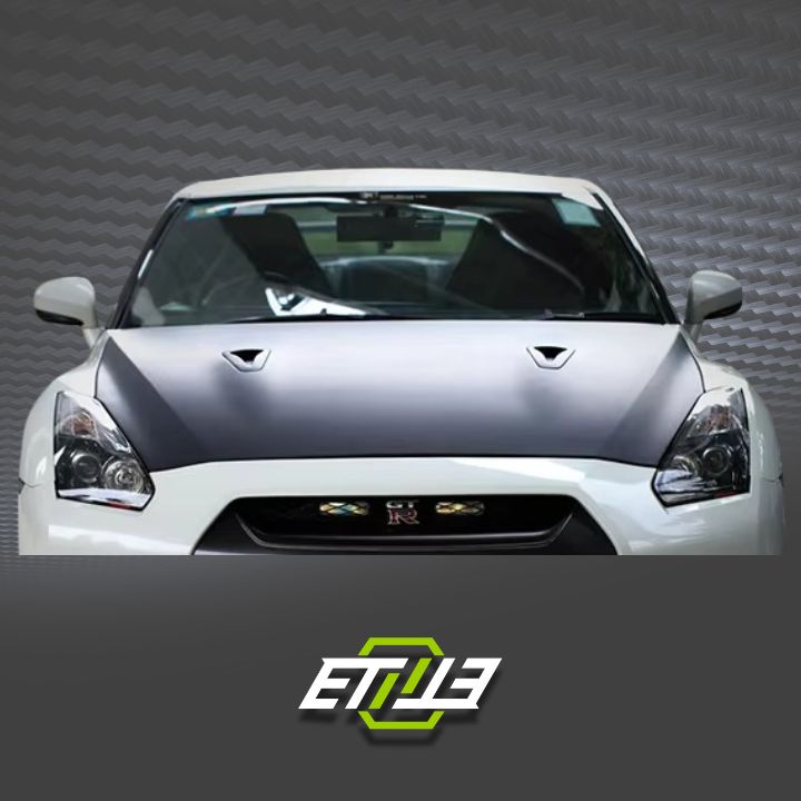 R35 GTR OEM Style Bonnet (with hood scoop) - Elite Ti