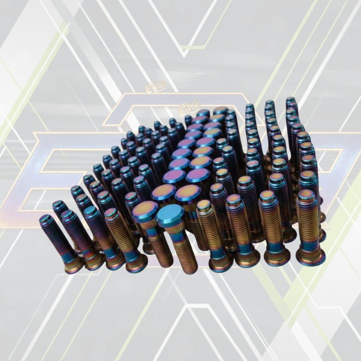 RX7 Titanium Wheel studs 55mm - Elite Ti