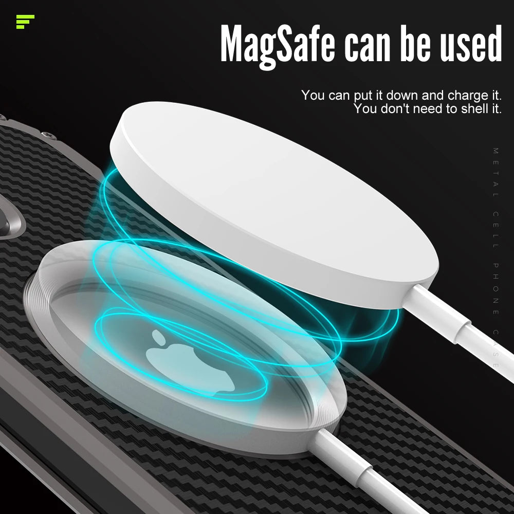 Metal and Carbon iPhone Case