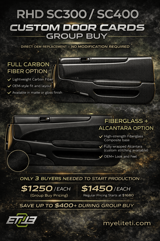 SC300/SC400 Door Cards - Elite Ti