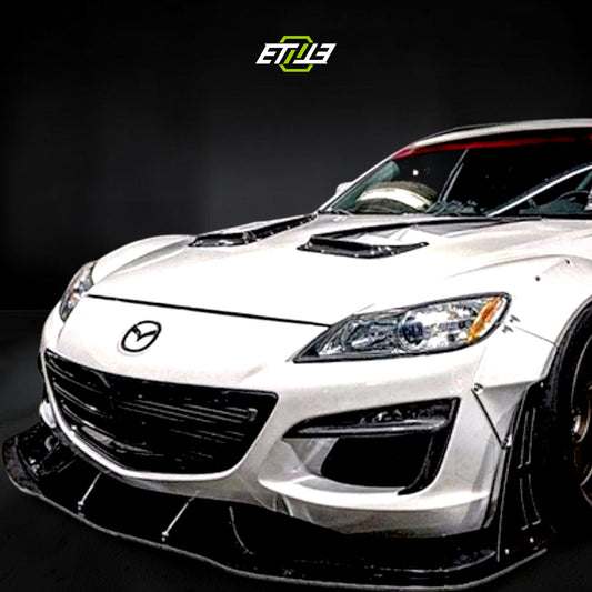 RX8 SE3P RB Style Front Lip 2 Pcs
