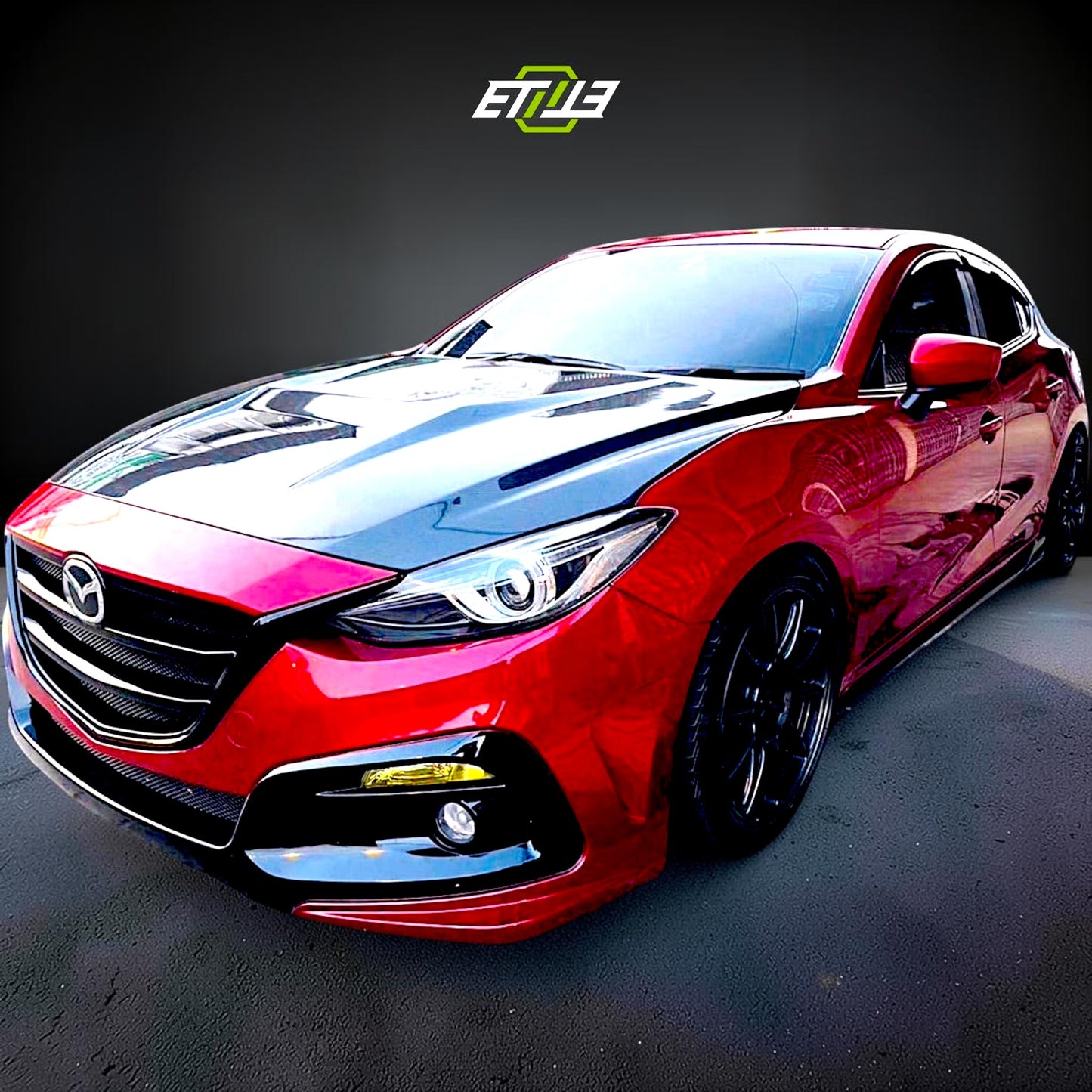 ETi Mazda 3 Carbon Fiber Hood