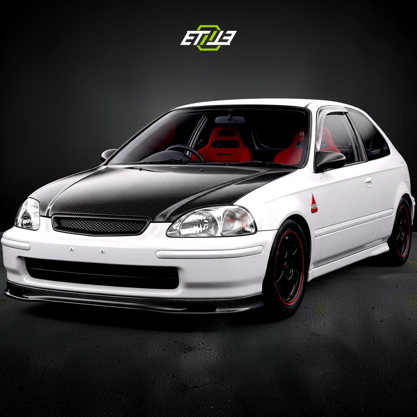 Honda Civic EK Spoon Style Bumper Lip