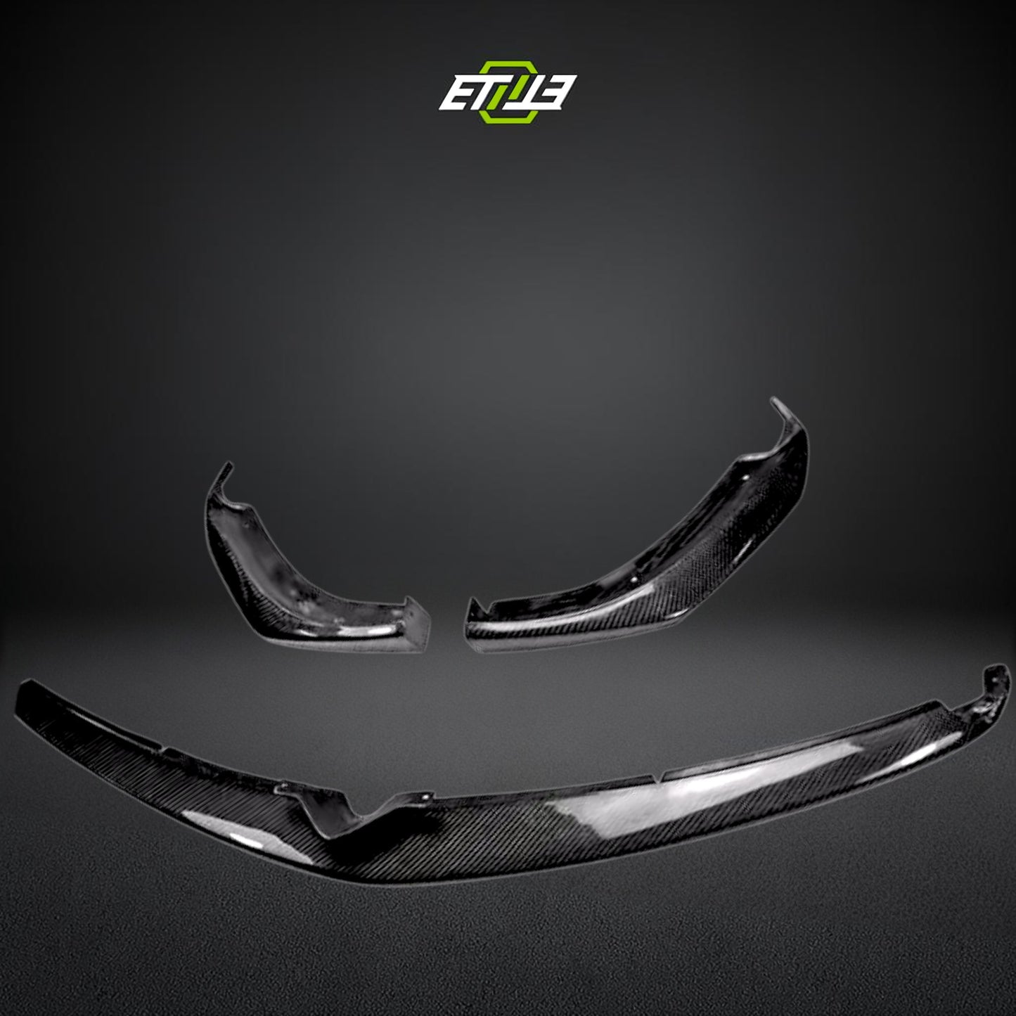 RX8 Late 09-12 R3 TK Style 3Pcs Front Lip