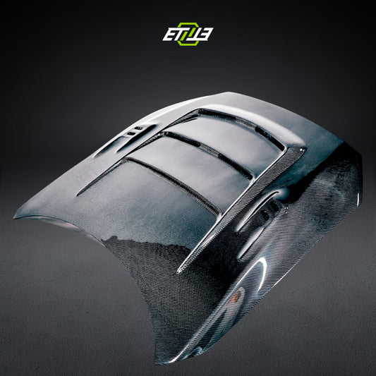 ETi Mitsubishi EVO X Mod X Vented Carbon Fiber Hood