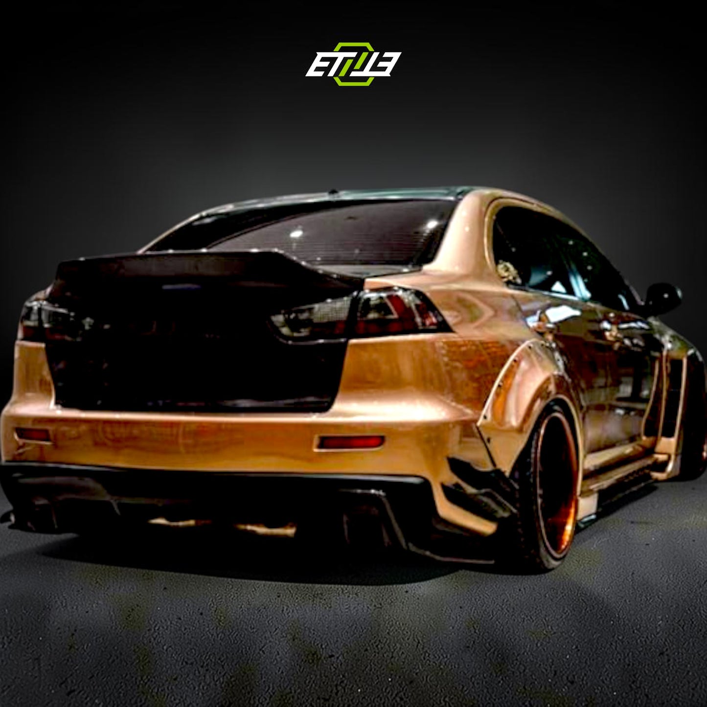 Mitsubishi Lancer Evolution X Carbon Fiber Trunk with Duckbill