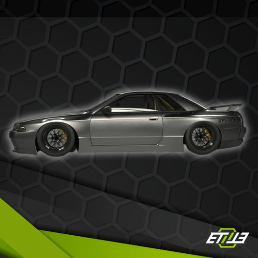 Skyline R32 GTR Rocket Bunny Pandem Style Side Skirts 2PCS - Elite Ti