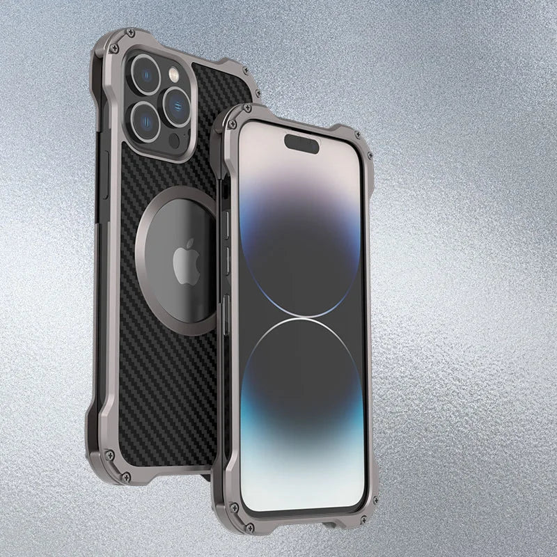 Metal and Carbon iPhone Case