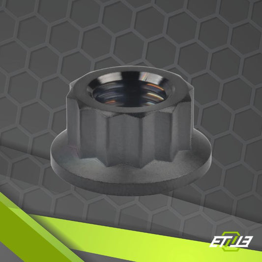 Titanium 12 Point Nut - Elite Ti