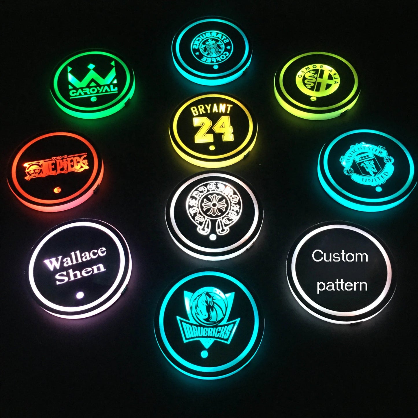 LED Cup Coasters - Elite Ti
