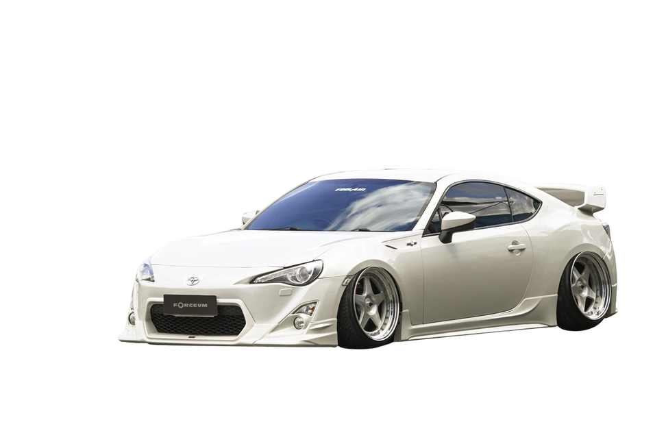Toyota GT86 with full widebody kit, the kind of order that ships by sea freight