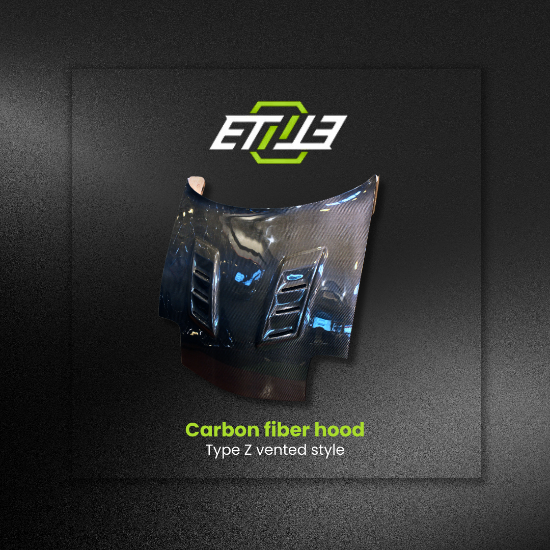 ETi Mazda RX-7 (FD3S) Type-Z Vented Carbon Hood