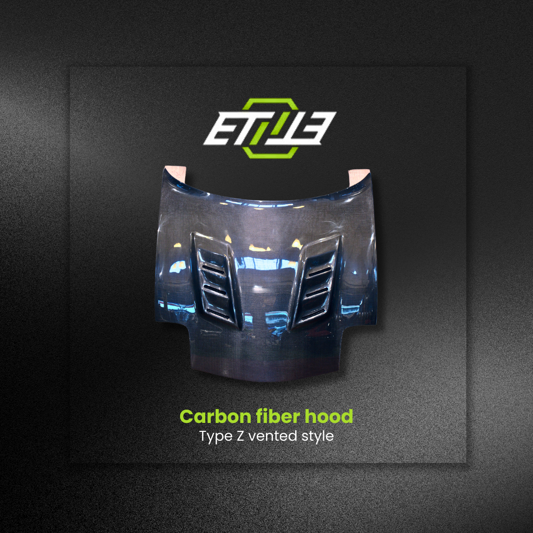 ETi Mazda RX-7 (FD3S) Type-Z Vented Carbon Hood