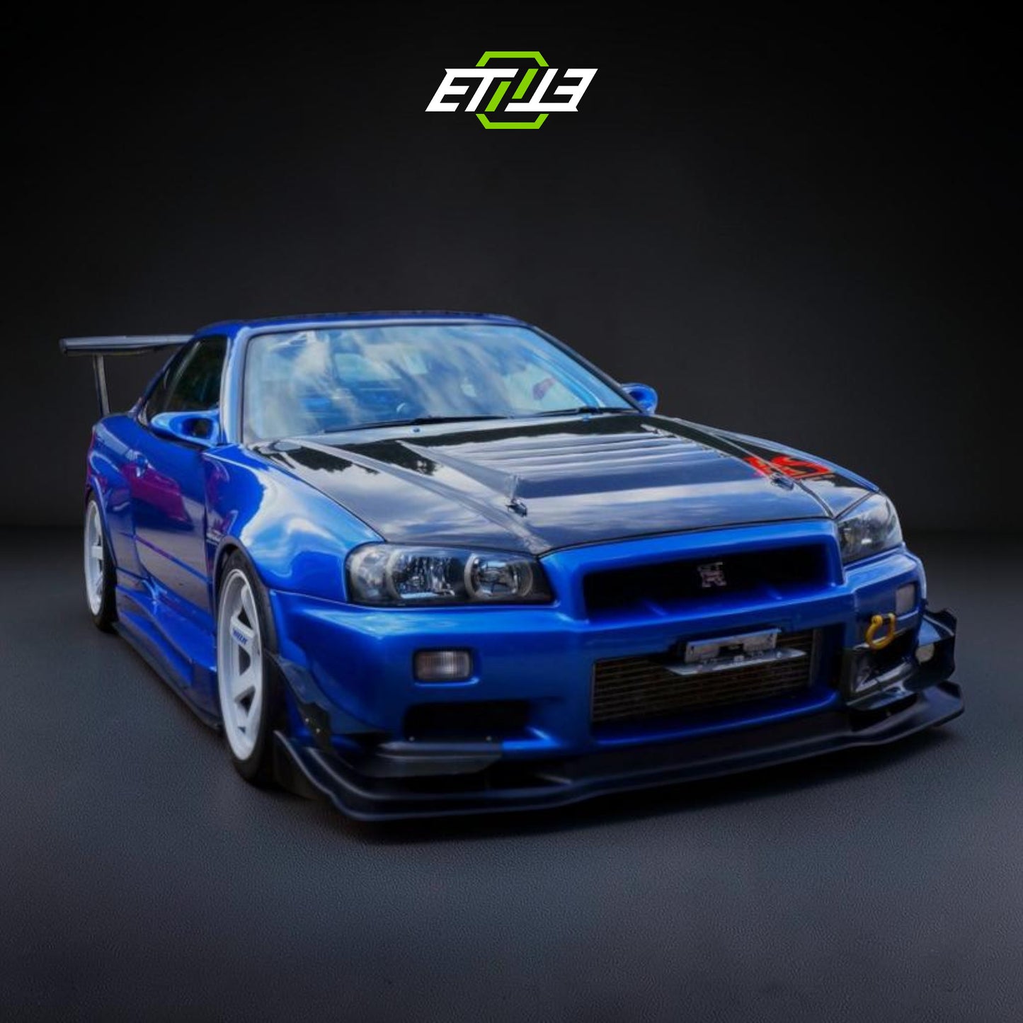 ETi Nissan Skyline R34 Front Splitter with Undertray