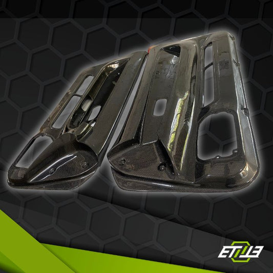 R32 Carbon Door Cards