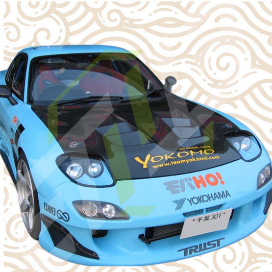 Mazda RX7 Amemiya RE GT Hood