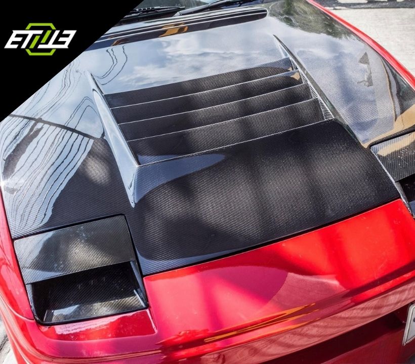 ETi Nissan 200SX D-Max Style Carbon Fiber Hood